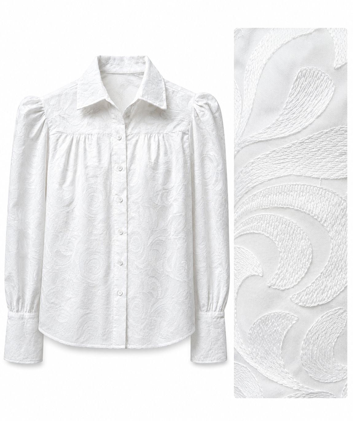 Camisa Feminina Bordada