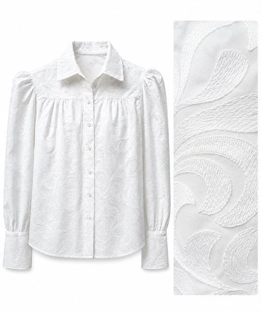 Camisa Feminina Bordada