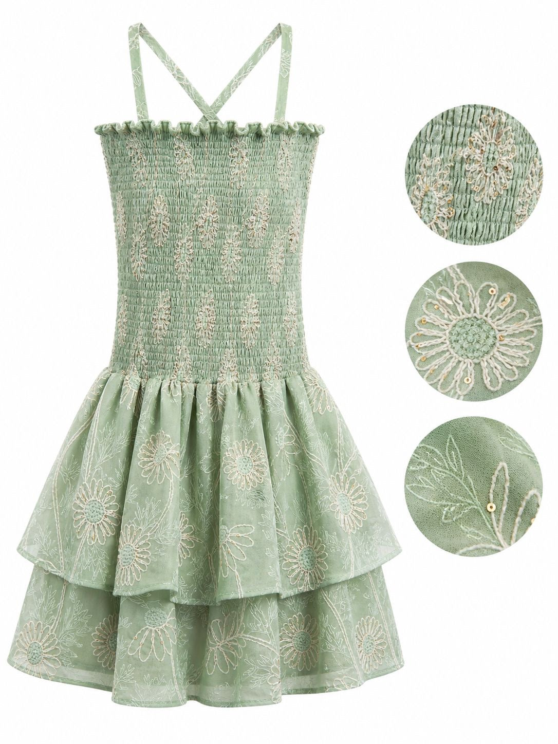 Vestido Curto Sálvia
